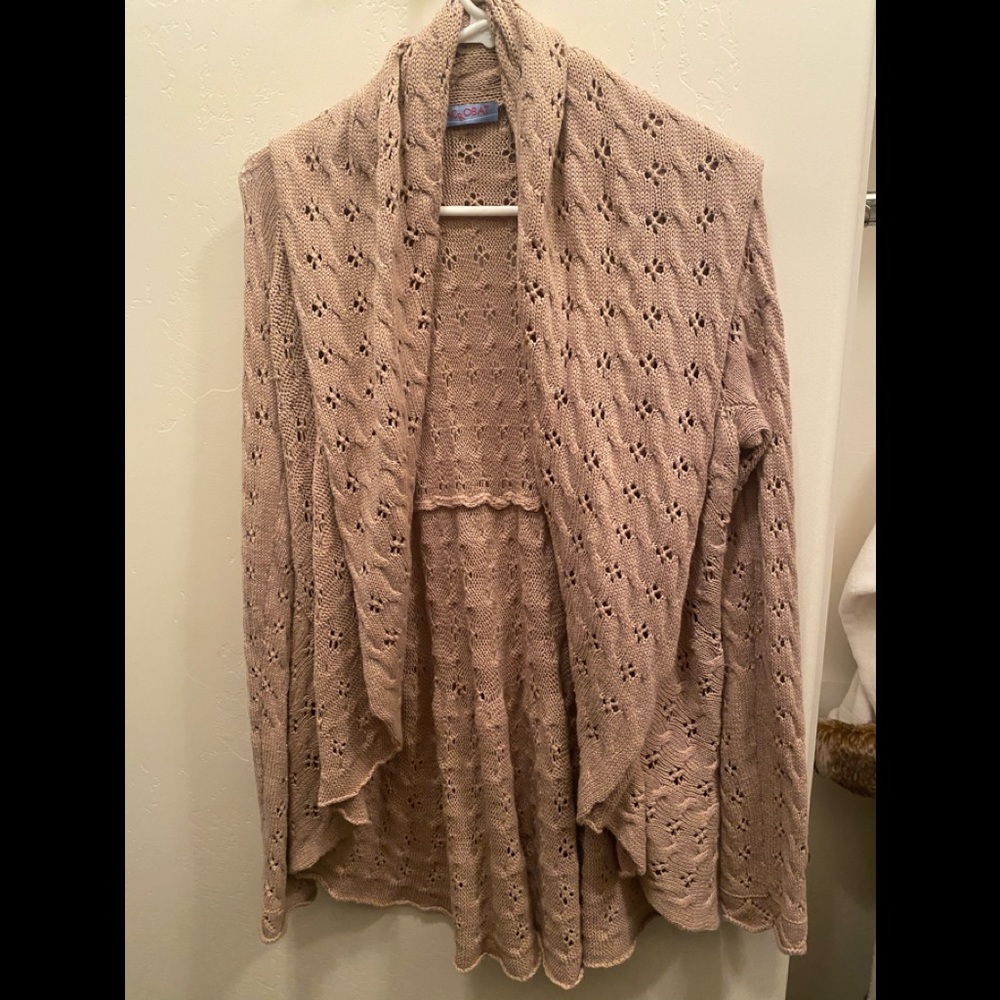 Acrobat over sweater